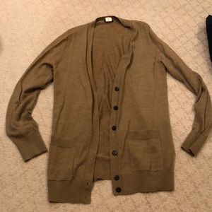 J crew button down sweater